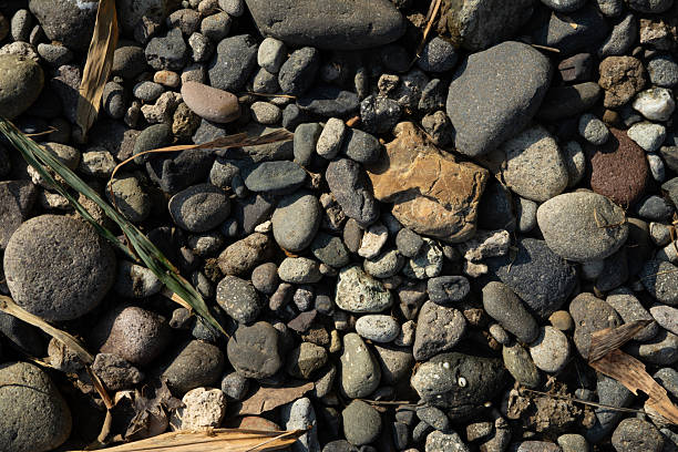 background of stone and gravel