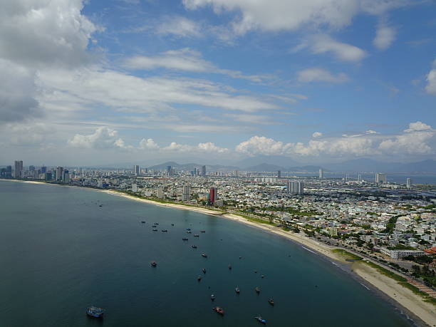 istock Da Nang beach city skyline 2216203263