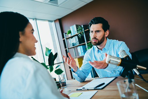 Practical Interviews Photo Professional Interview Taking Place In A Modern Office Setting With A ...