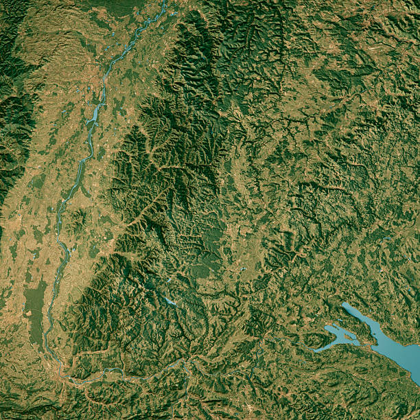 istock Freiburg Baden-Wurttemberg Satellite Topographic Map 3D Render Color 2216217531