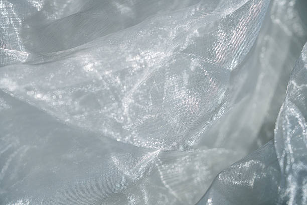istock Detailed of Mesh Fabric with Water Droplets 2216220411