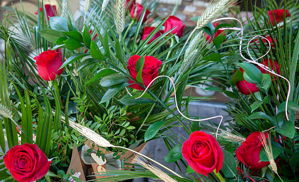 Bouquet red roses, Sant Jordi's day