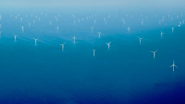 istock Windmill park in the North Sea 2216230796