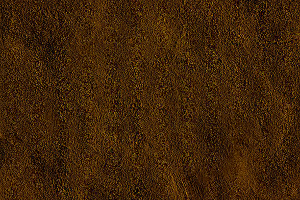 istock Brown Rough Textured Surface Background with Natural Organic Patterns in Close-Up View 2216240780