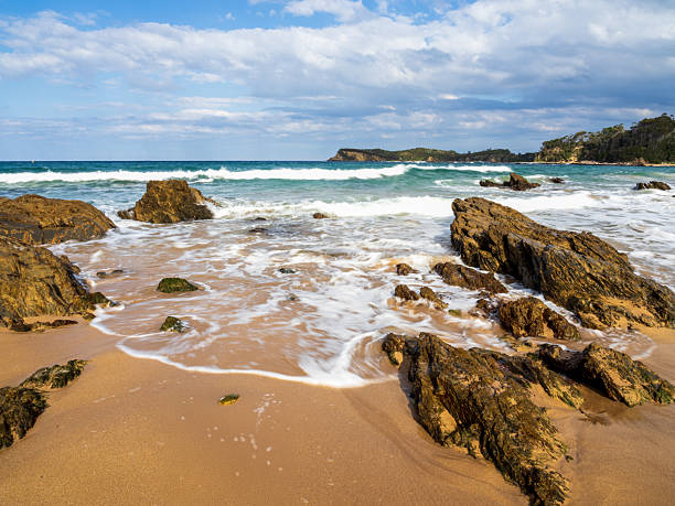 Malua Bay is a locality in the South Coast region situated in the Eurobodalla Shire in New South Wales, Australia which is is perfectly situated beside a large grassy reserve which is complete with picnic tables, barbecues, and kids' play equipment. Malua Bay is known for having great surfing beaches, and also has a number of protected coves that are ideal for snorkellers and divers.