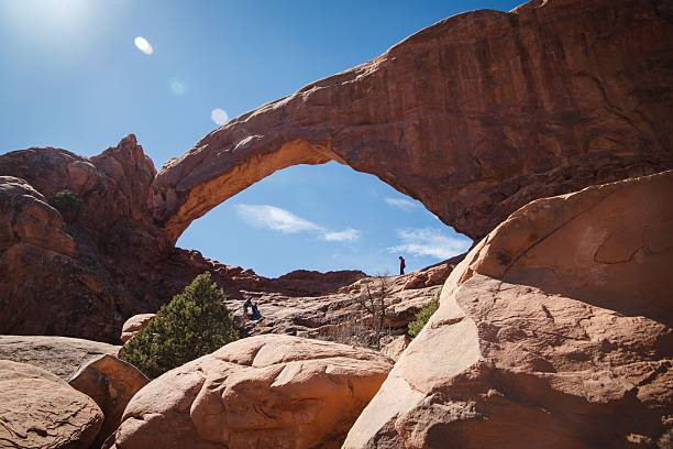 istock Natural sandstone arch in Arches National Park 2216246001