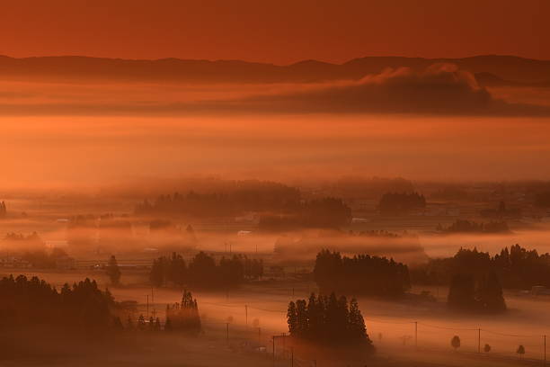 istock Sea of ​​clouds at sunrise 2216248998
