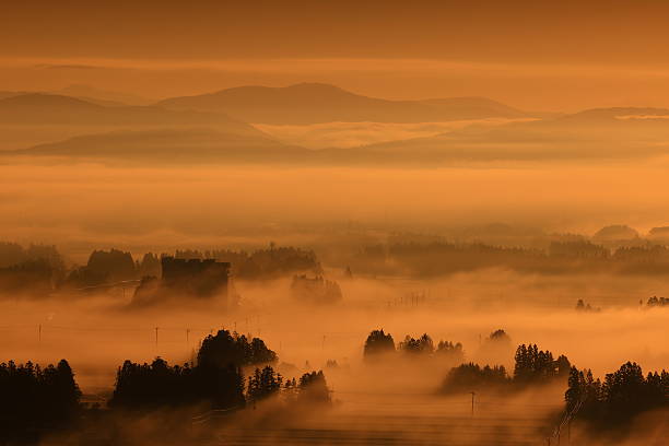 istock Sea of ​​clouds at sunrise 2216249012
