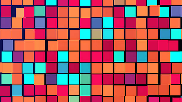 istock Abstract background with  colorful squares, geometric shape, pixel, modern blue mosaic background 2216256772