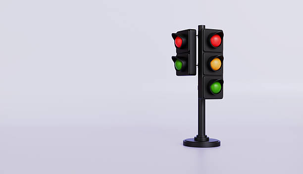 istock Traffic light on isolated background 3d illustration 2216259306