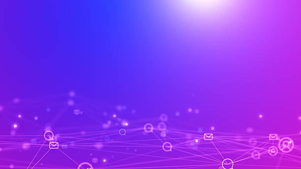 istock 4K Social networking service concept. Communication network. 4K stock video 2216260483
