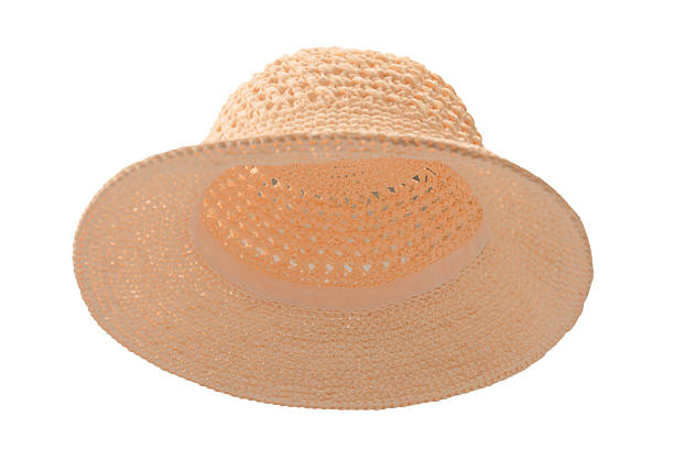 istock Straw summer hat with isolated on white background. 2216261660