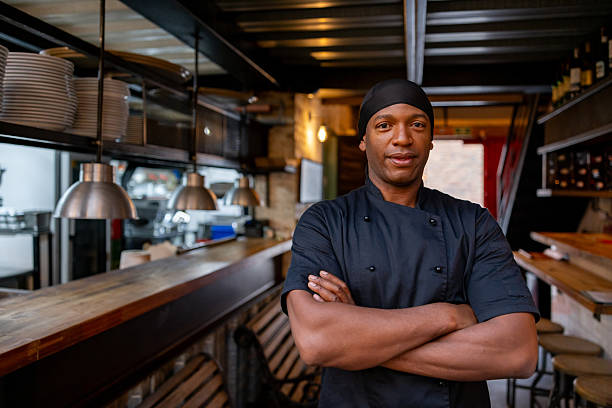 istock Portrait of a chef working at a restaurant 2216272949