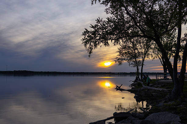 istock Sunset on the Mississippi River 2216273475