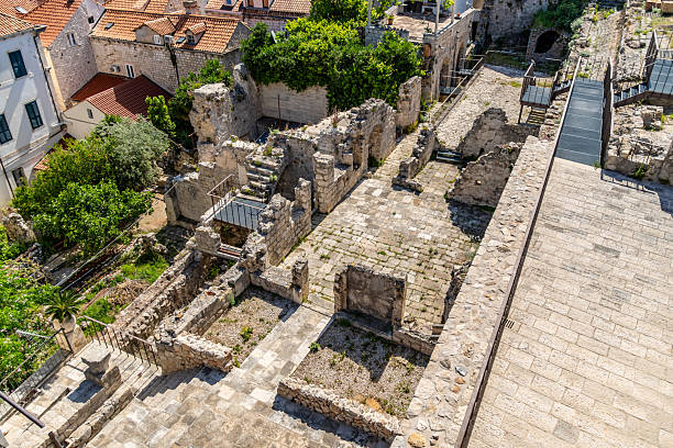 Ancient walls of old town Dubrovnik