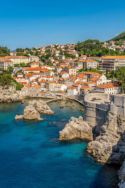 istock Rocky coastline of Dubrovnik 2216276806