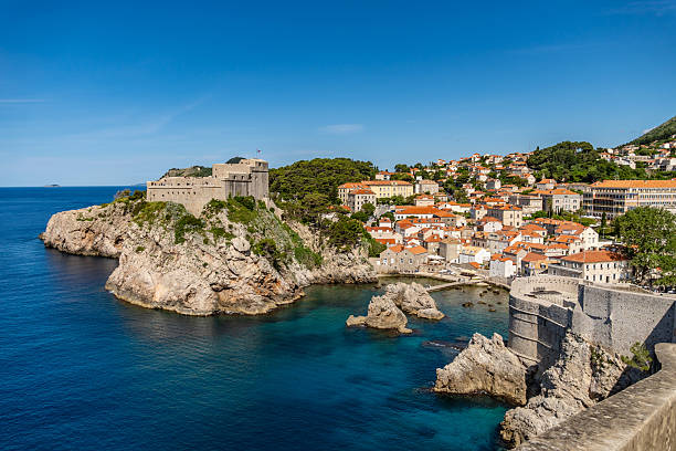 istock Rocky coastline of Dubrovnik 2216276808