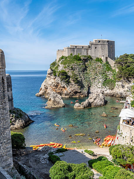 Fort Lovrijenac on the coast in Dubrovnik