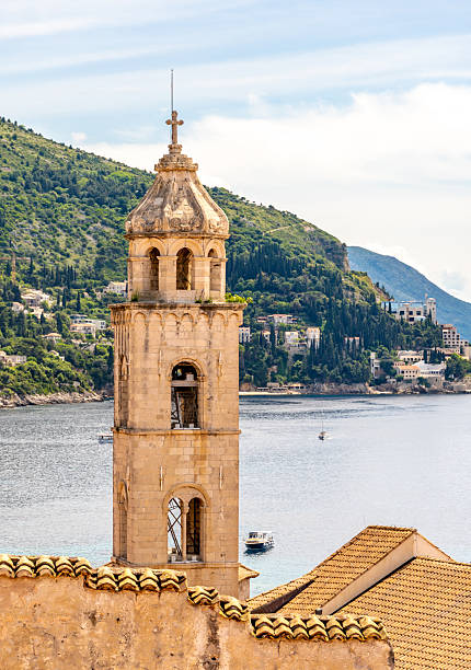istock Dominican Monastery bell tower over Dubrovnik 2216280838