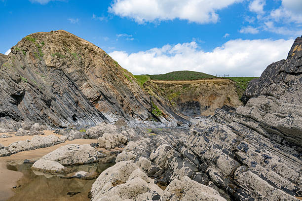 istock Amazing  rock and cliff formations on the Cornwall coast 2216283657