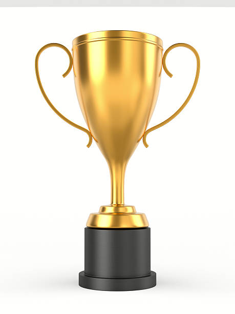 istock Gold champion cup on white background. Isolated 3D illustration 2216285135