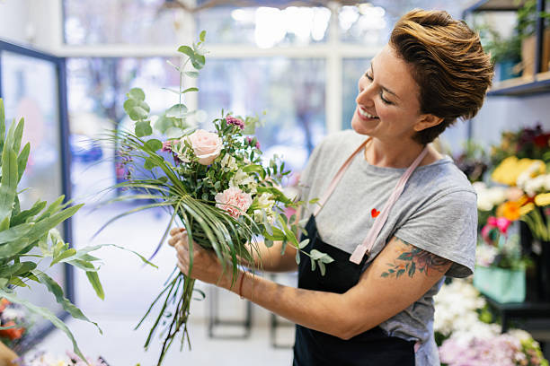 istock Florist in her flower shop 2216290834