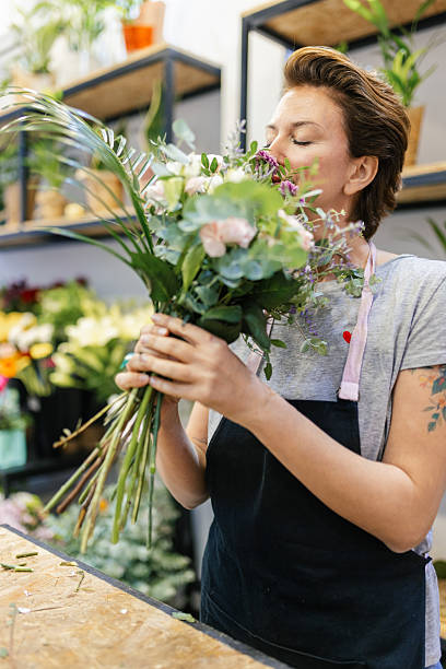 istock Florist in her flower shop 2216290866