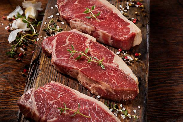 Raw Grass Fed, Organic New York Strip Steaks