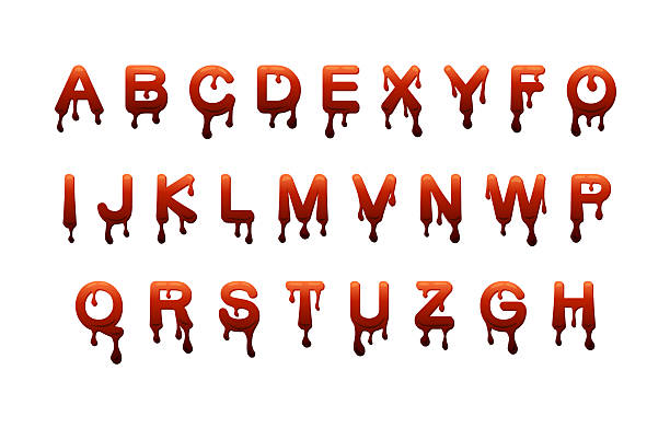 Bloody Alphabet Stok Fotoğraflar & Kan'nin Daha Fazla Resimleri