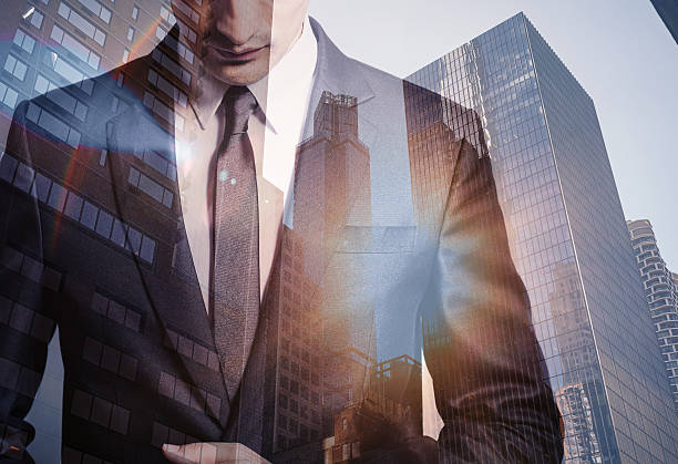 istock Businessman in the city. 2216320288