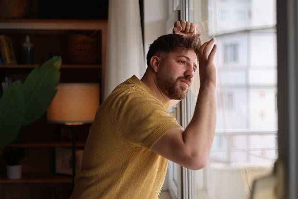 istock Pensive lost in thoughts suffering from depression 2216325727