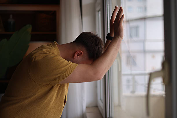 istock Pensive lost in thoughts suffering from depression 2216327285