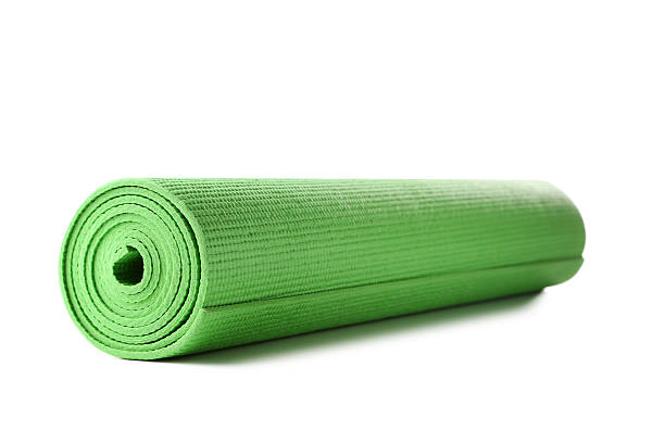 istock Fitness mat isolated on white background 2216333569