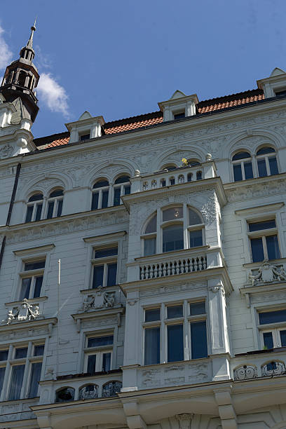 istock Facade of a building after restoration and reconstruction 2216337563