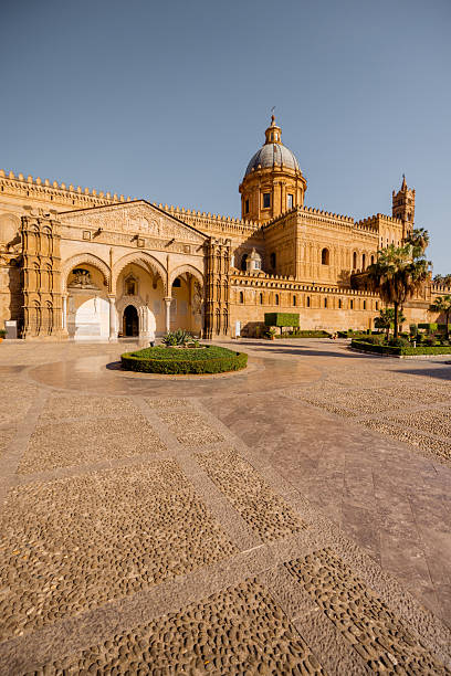 istock Palermo Cathedral Entrance and Dome 2216340184