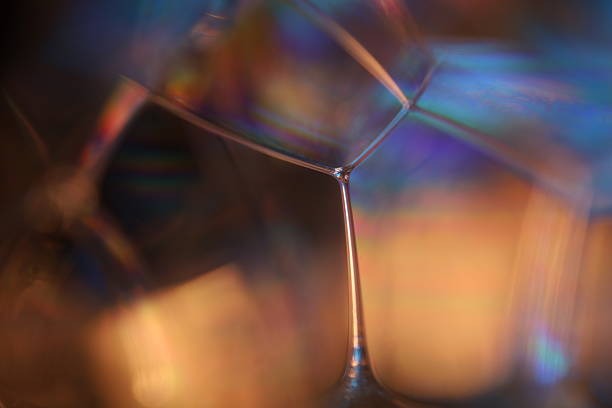 istock Oil liquid structure in close up, macro view, black cells, molecular connections 2216343198
