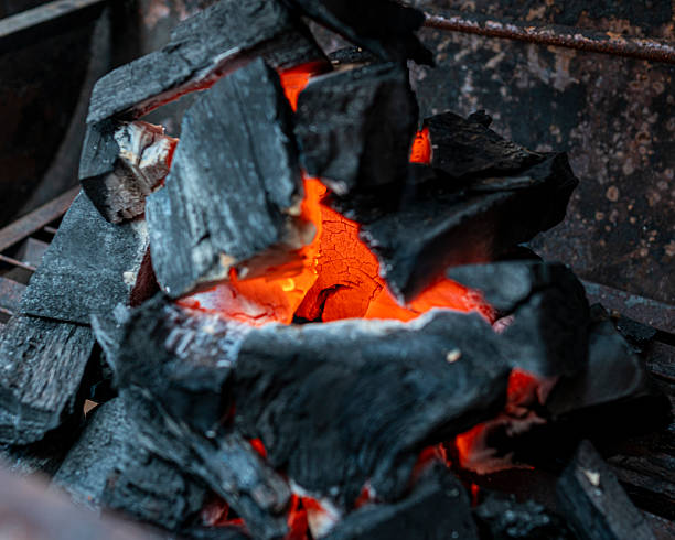 istock Burning Charcoal for Barbecue Grill 2216362772