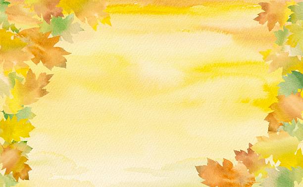 istock A frame made of colorful oak leaves. 2216374697