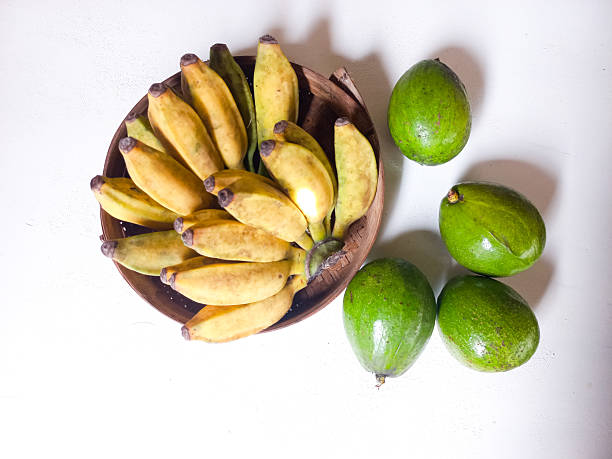 Banana and avocado fruit