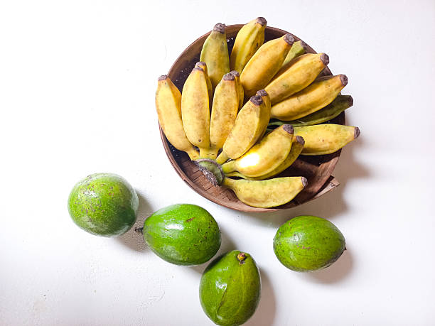 Banana and avocado fruit