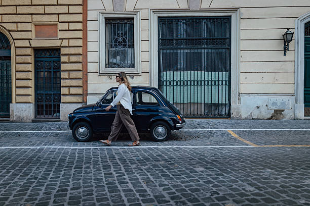 istock Elegant woman in Rome 2216387781