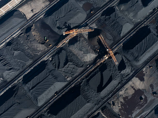 Black coal port machinery operation