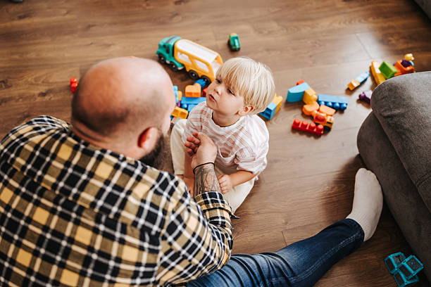 istock Father spending quality time with his son at home 2216391515