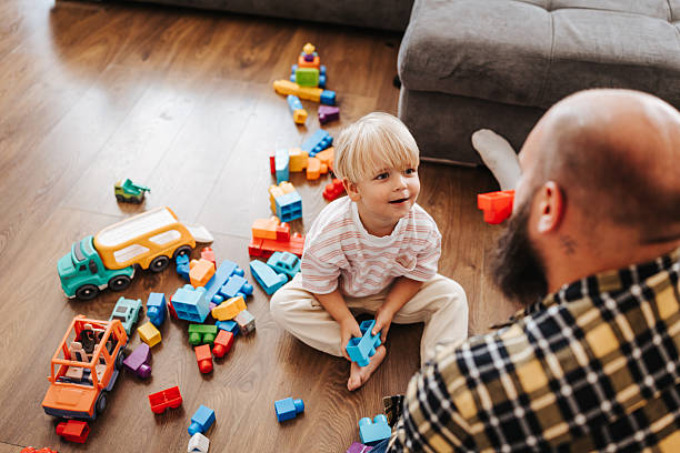 istock Father spending quality time with his son at home 2216391667