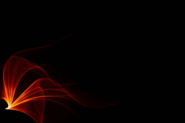laser light. streaks of light rippling and twisting.