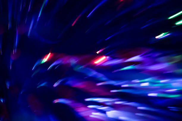 movement of lights with speed, painting with light