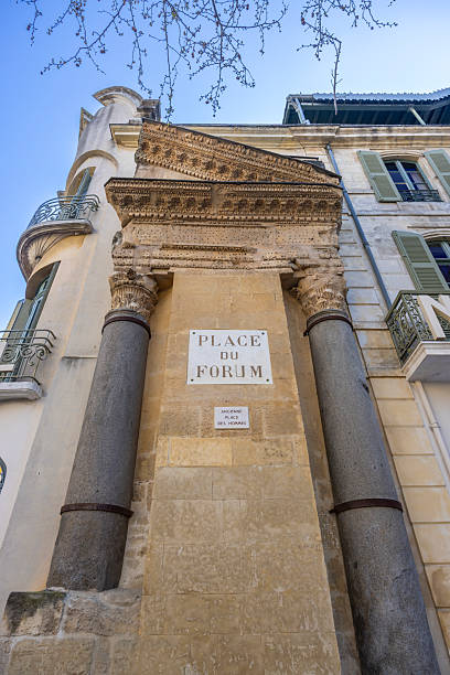 istock Architectural Details of Place du Forum in Arles 2216398879