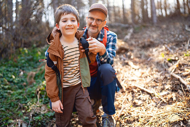 istock A father and his son are on a hike together. 2216399797