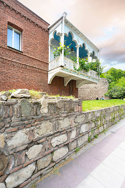 Tbilisi, Georgia. May 17, 2025, panoramic view of the houses in Tbilisi City Wall