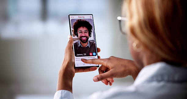 istock Connecting With Potential Matches On Dating App 2216405892